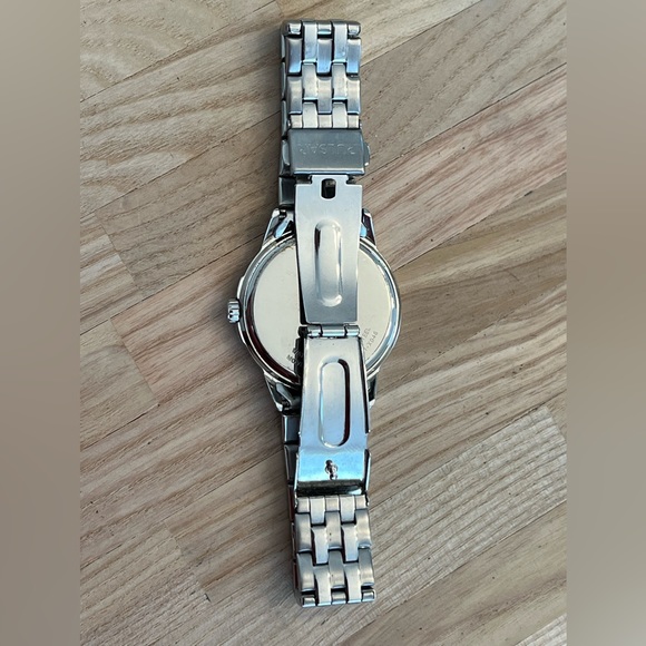 Pulsar Ladies Watch Crystals White Dial Stainless Bracelet - Picture 9 of 12